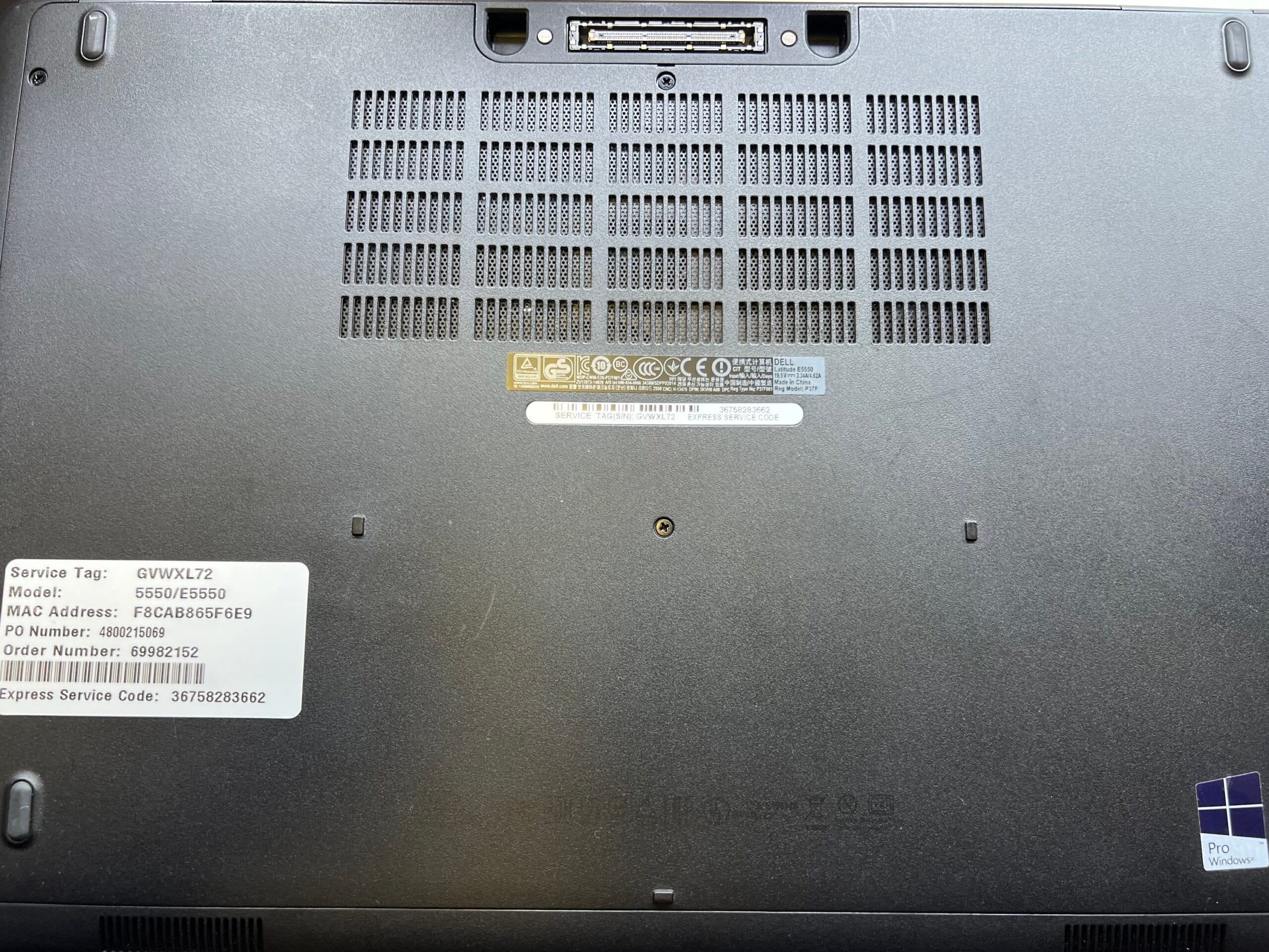 Laptop Dell Latitude E5550 – Bild 3