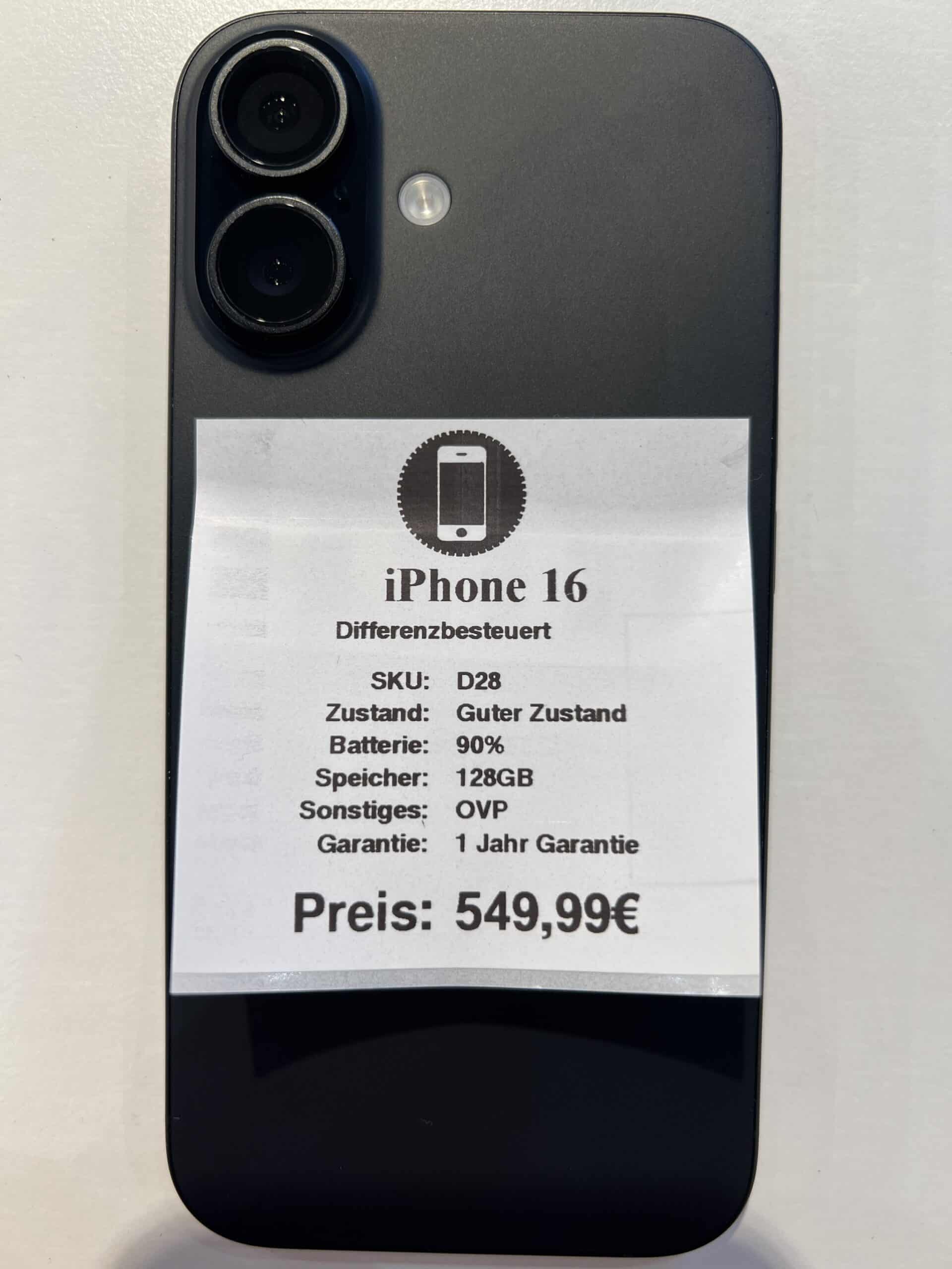 iPhone 16