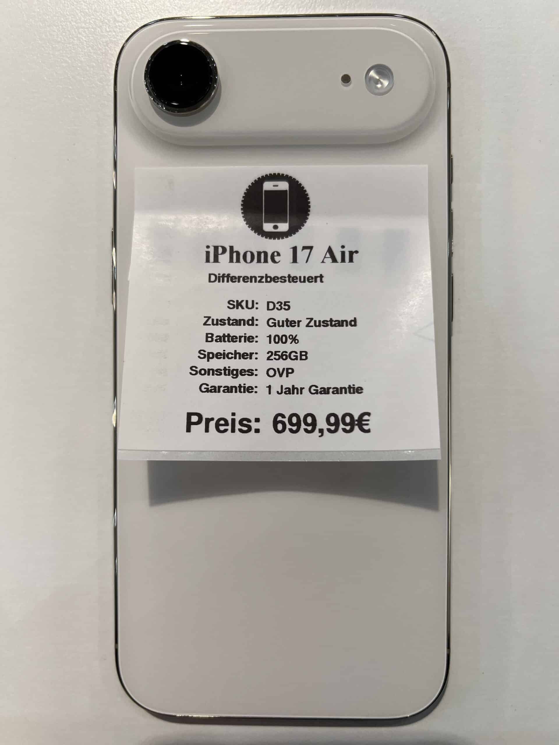 iPhone 17 Air
