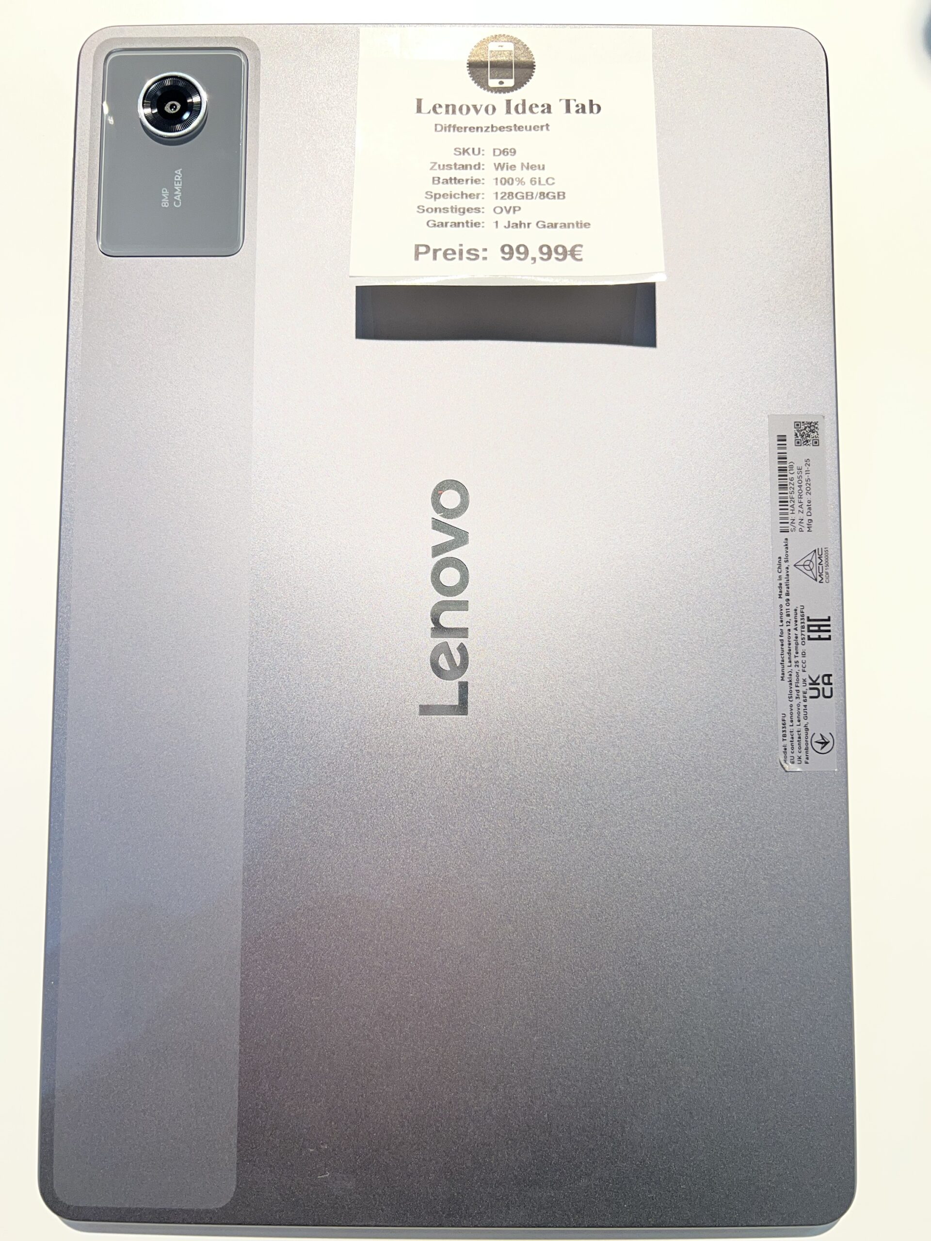 Lenovo Idea Tab With Pen