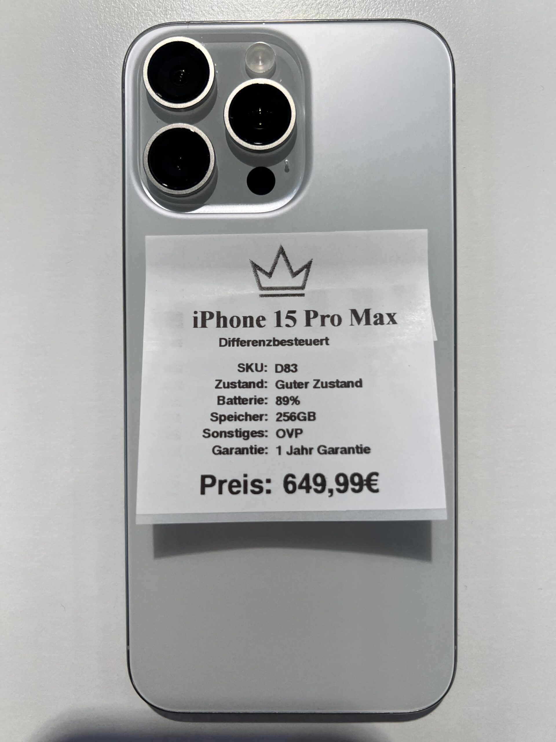 iPhone 15 Pro Max