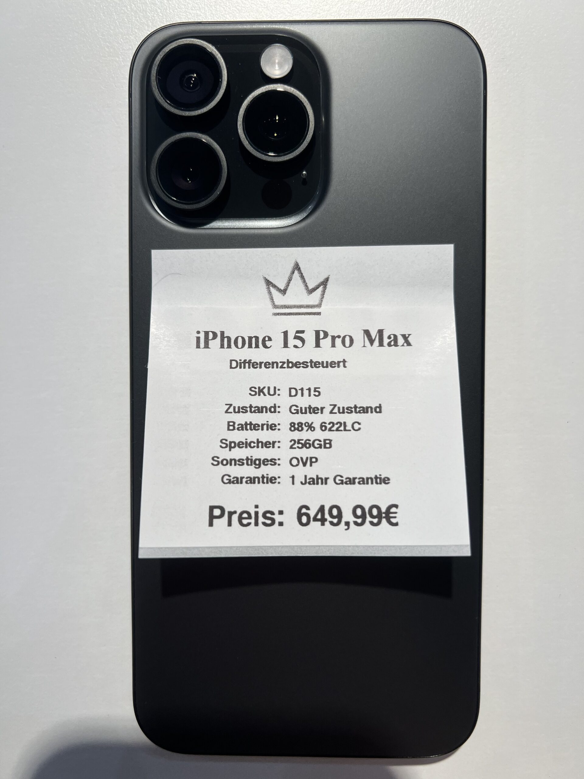 iPhone 15 Pro Max