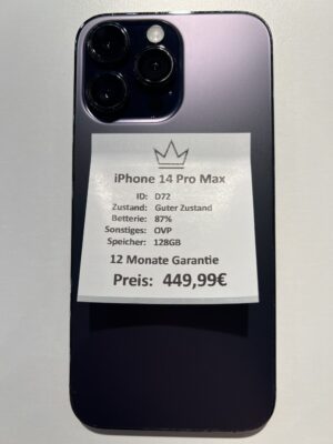 iPhone 14 Pro Max 128GB – Gut