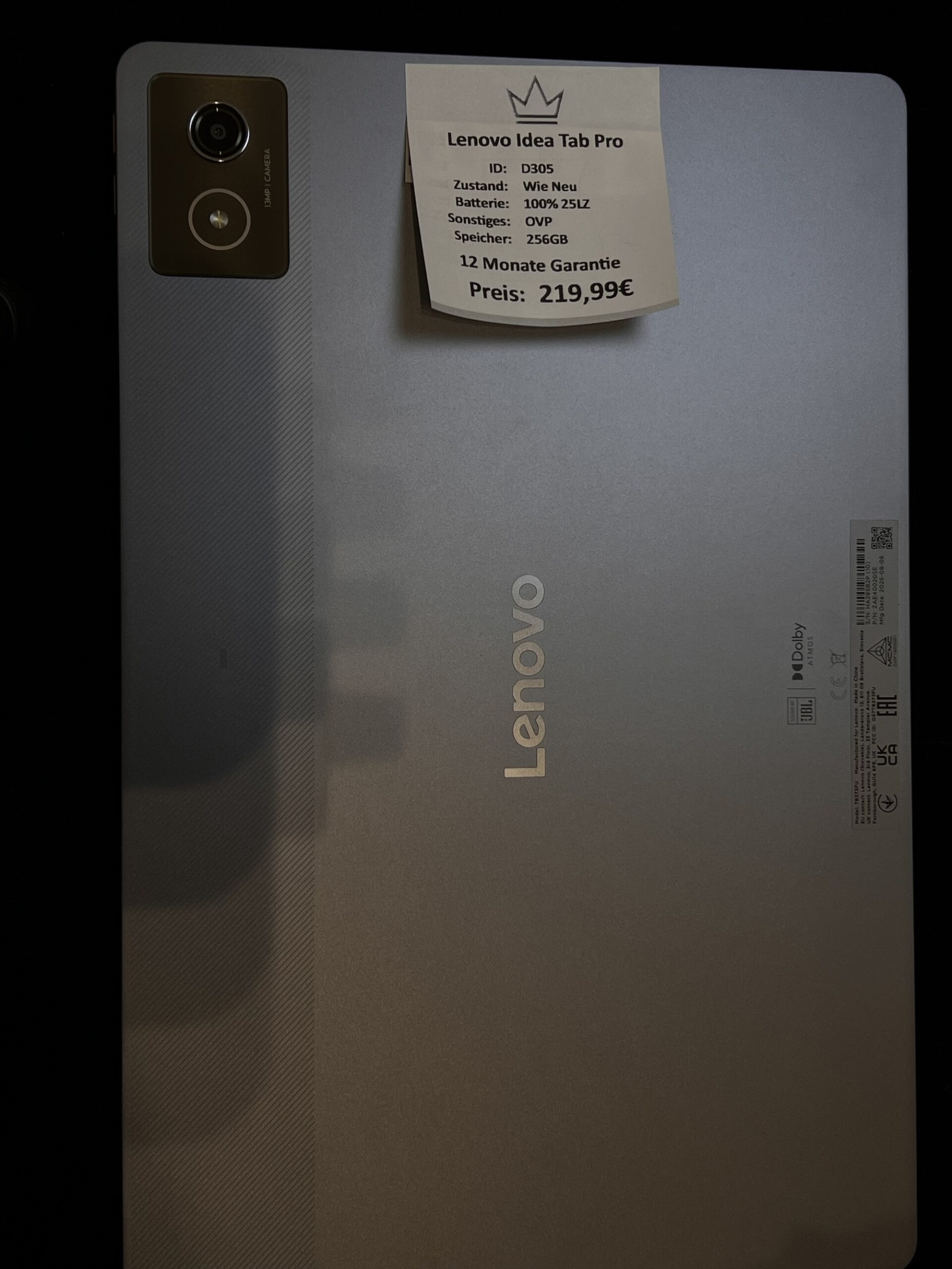 Lenovo Idea Tab Pro 1 Lenovo Idea Tab Pro