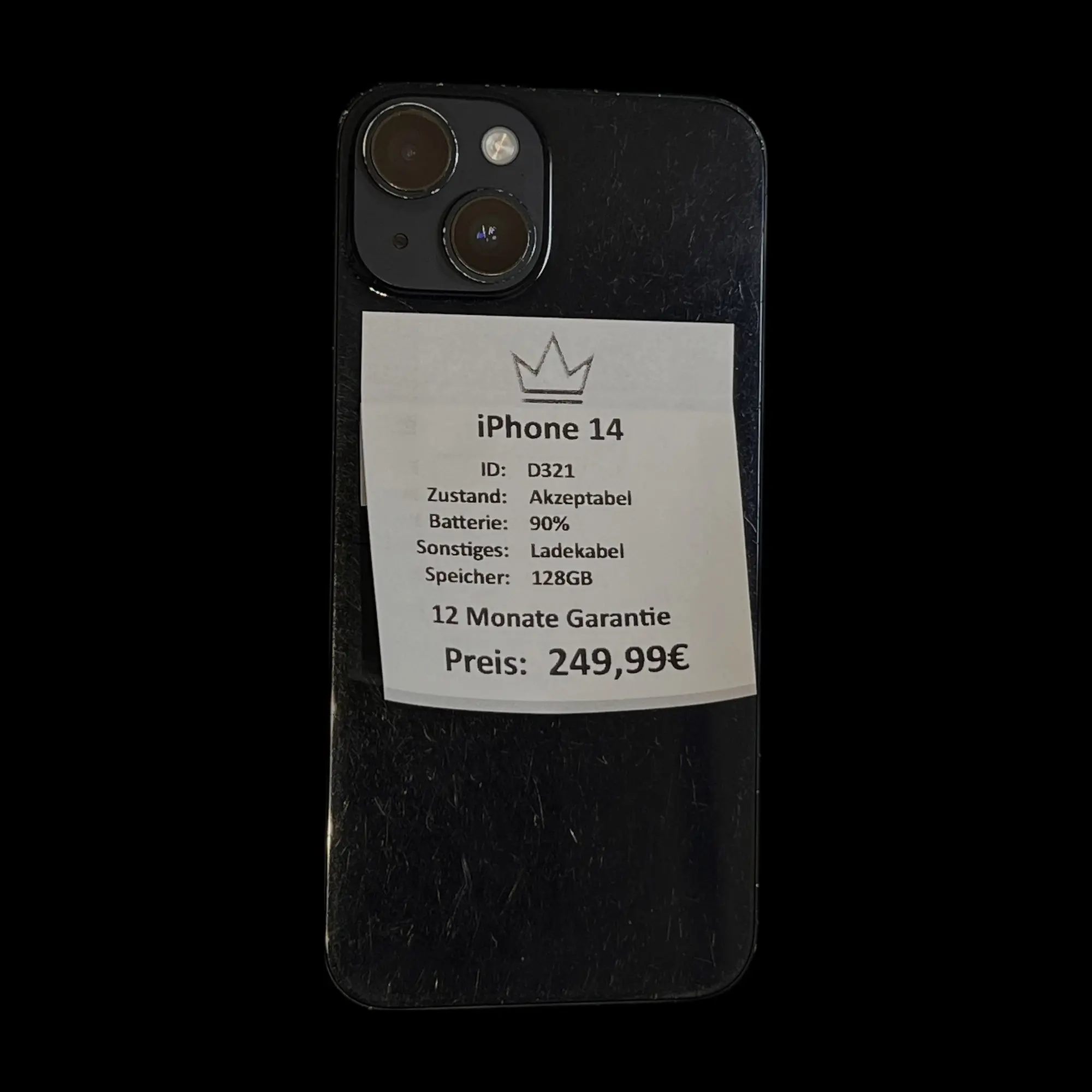 iPhone 14 Schwarz
