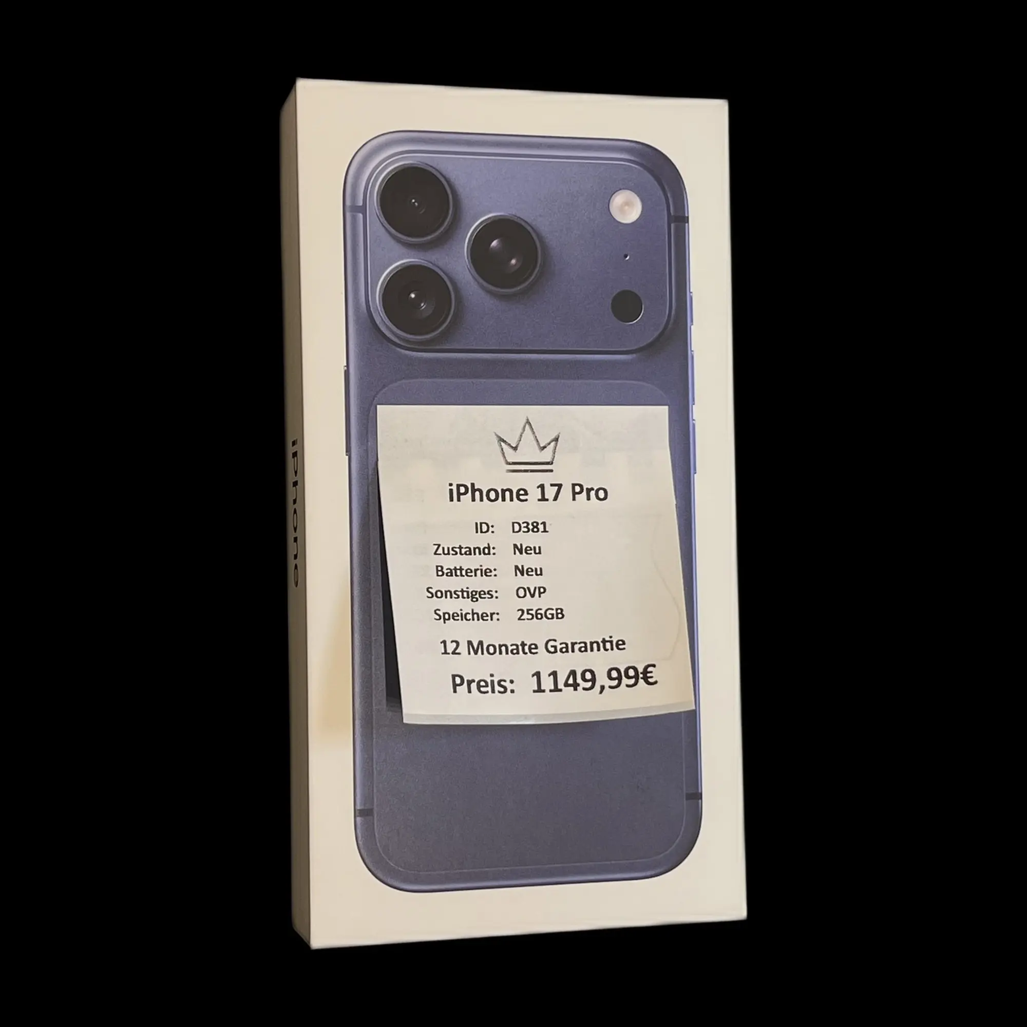 iPhone 17 Pro Blau