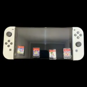 Handy Ankauf in Passau – iPhone & Smartphone verkaufen | SCHATZKAMMER 4 Nintendo Switch Oled Weiss mit 4 Spiele