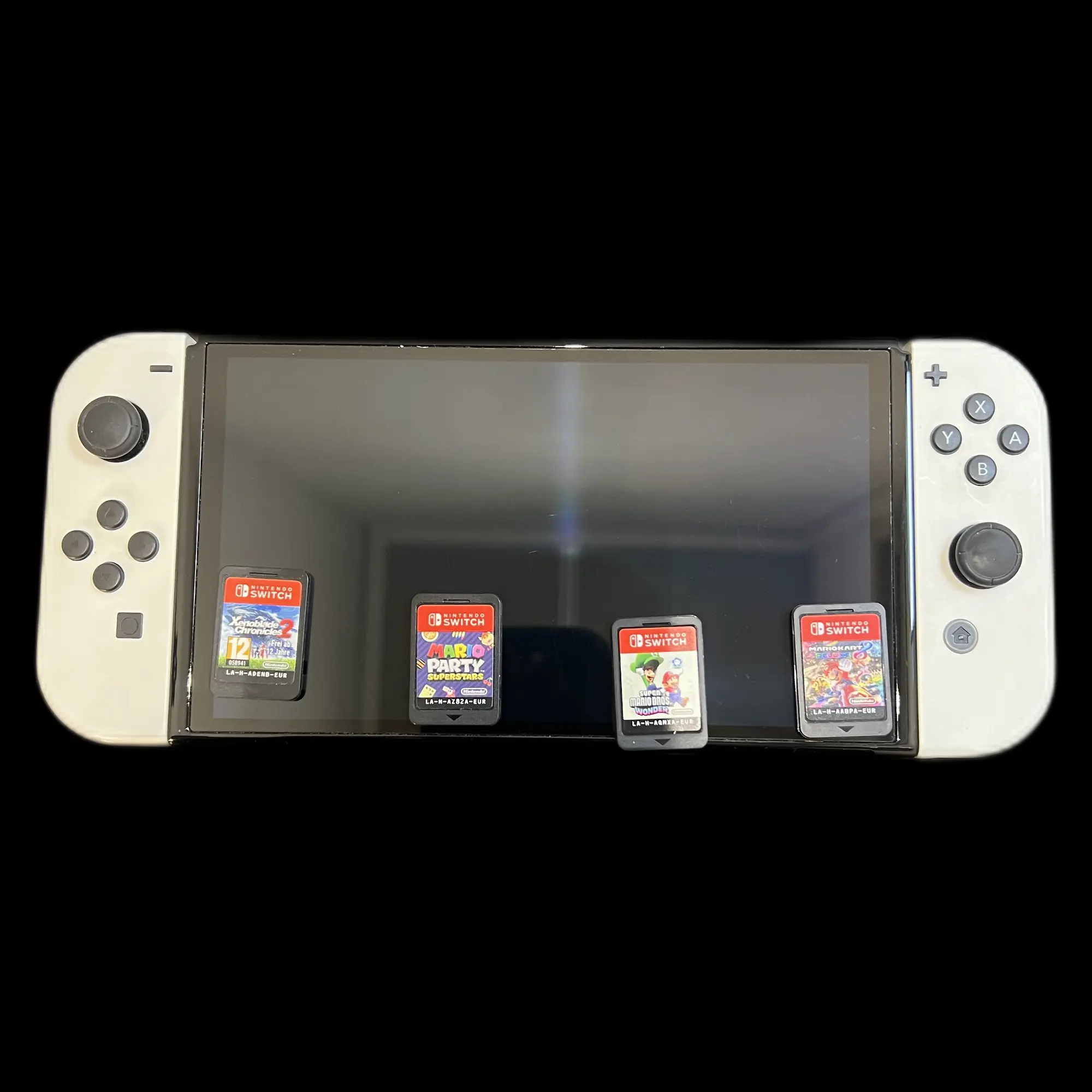 Nintendo Switch Oled Weiss mit 4 Spiele