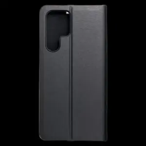 Samsung S22 Ultra Klapphülle Luna Book Gold - Schwarz
