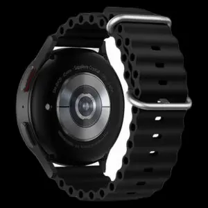 Forcell F-Design FS01 Silikon-Armband für Samsung Galaxy Watch (20 mm) - Schwarz