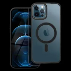 iPhone 12 Pro Max Color Edge Mag Cover - MagSafe kompatibel - Schwarz