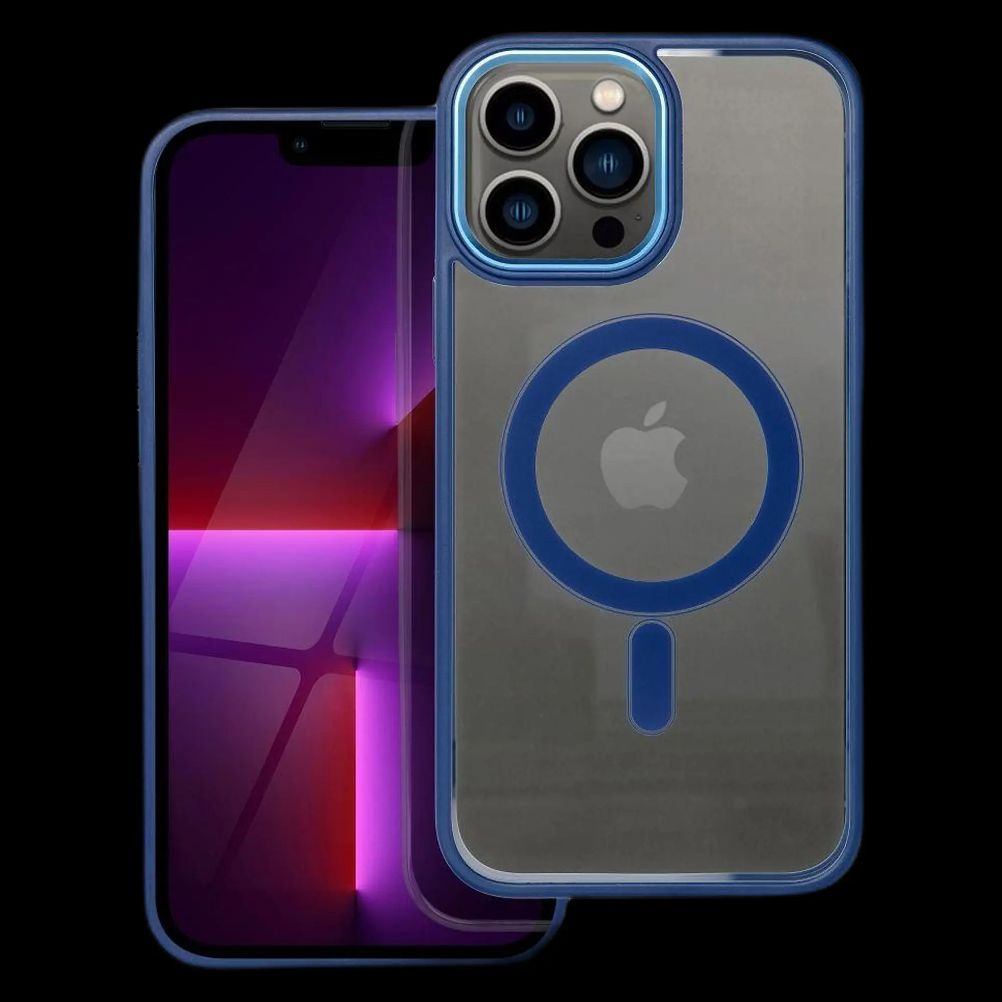 iPhone 13 Pro Max Color Edge Mag Cover - Blau