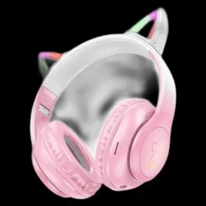 Hoco W42 Kabellose Over-Ear Kopfhörer – Katzenohren (Kirschblüte)