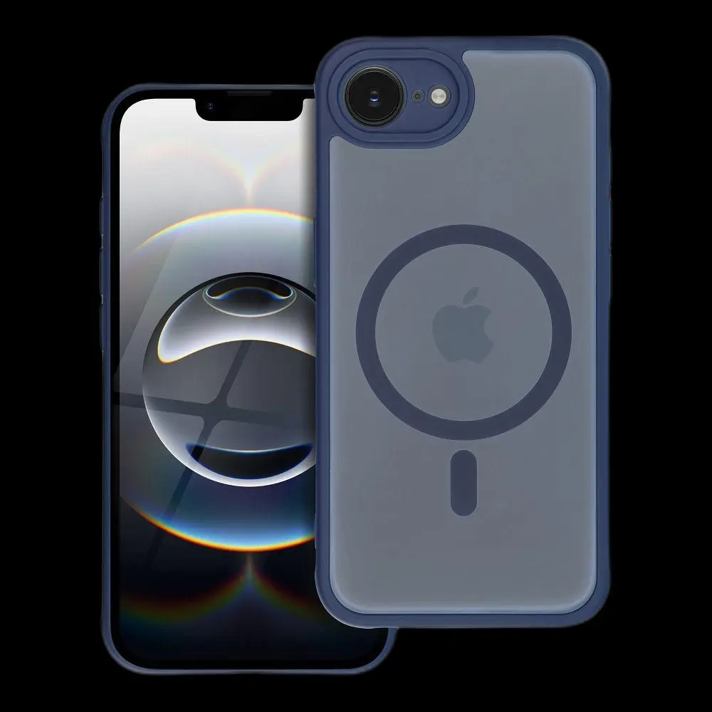 iPhone 17 AIR Full Matte Mag Cover – MagSafe kompatibel, Blau