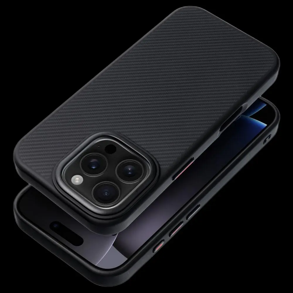 iPhone 16 Pro Max Carbon Elite Mag Cover - Schwarz – Bild 2