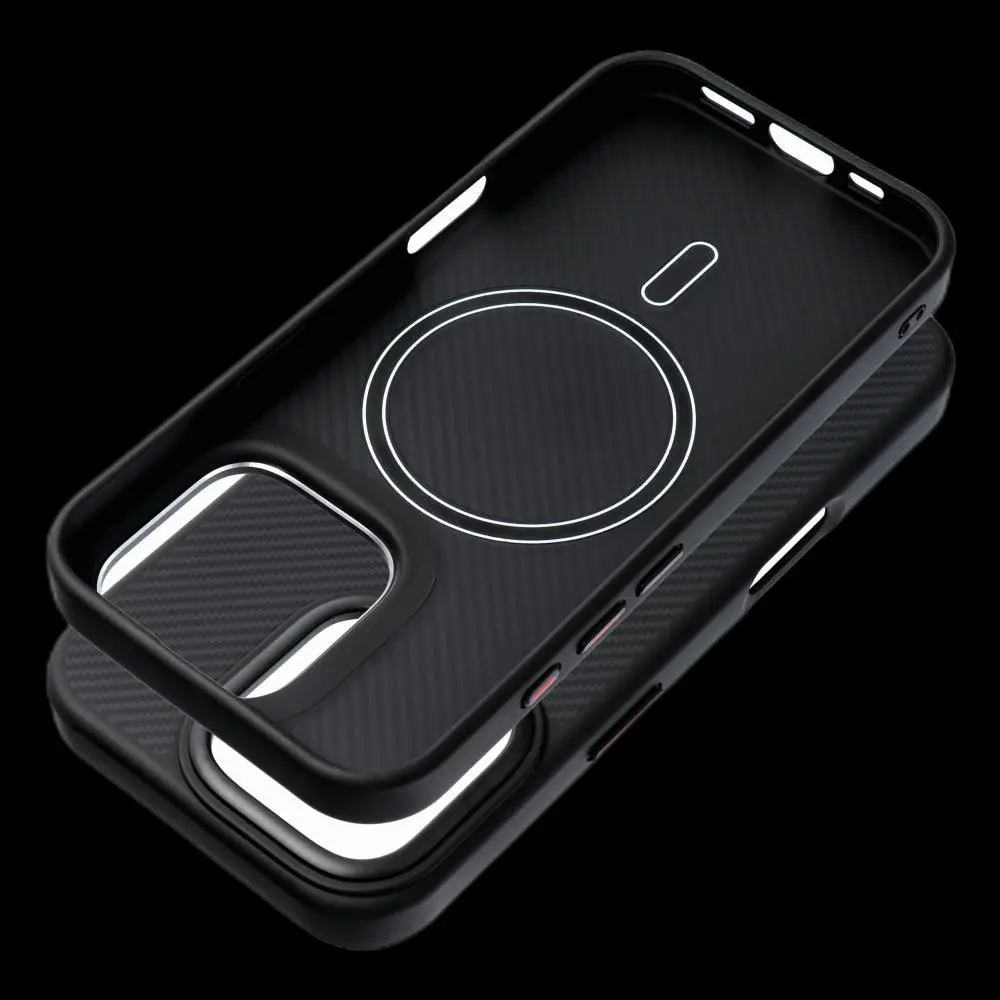 iPhone 16 Pro Max Carbon Elite Mag Cover - Schwarz – Bild 3