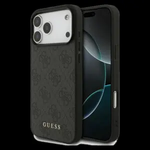 GUESS Schutzhülle für iPhone 17 Pro Max (PU 4G Classic) – Braun