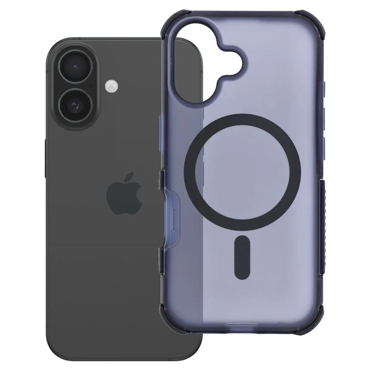 iPhone 16 Hülle Marineblau – Forcell BumperX MagSafe