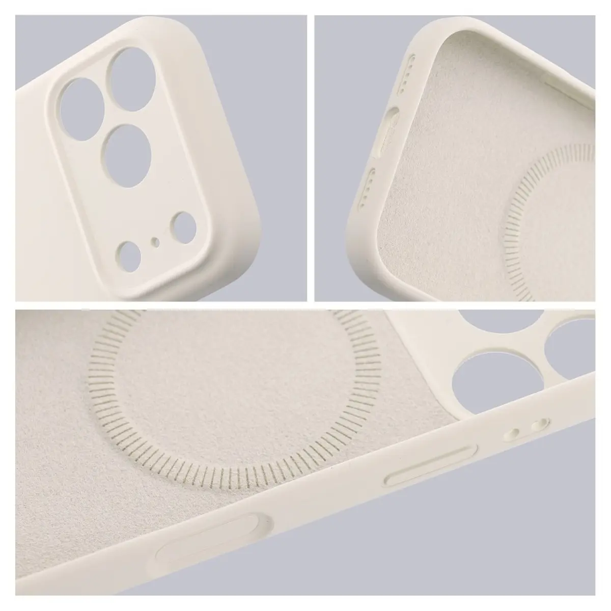 iPhone 16 Hülle Antikweiß – Forcell Rubber MagSafe – Bild 5