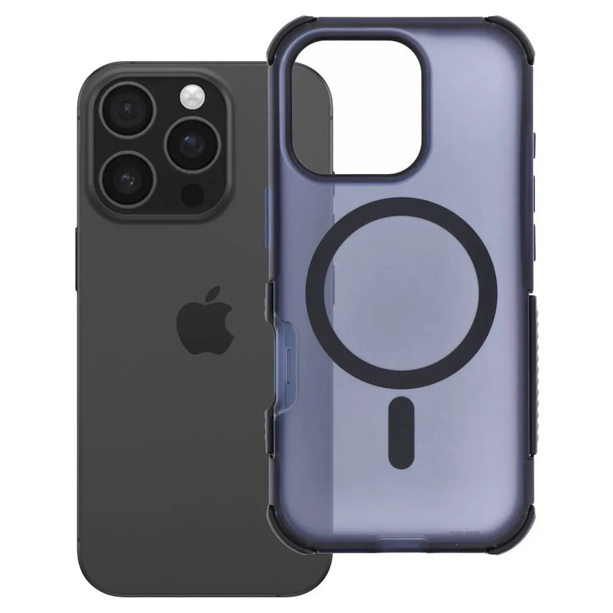 iPhone 16 Pro Hülle Marineblau – Forcell BumperX MagSafe