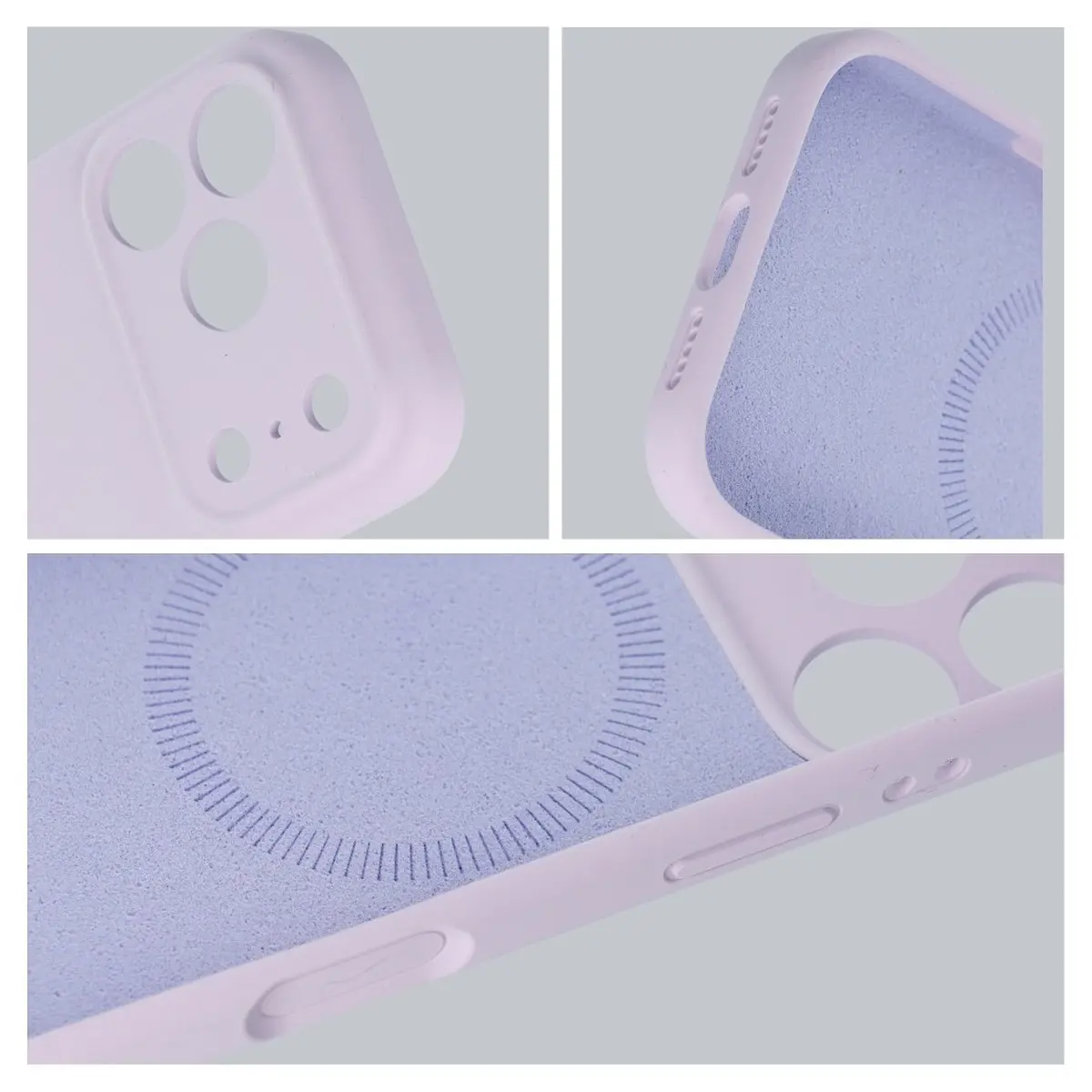iPhone 16 Pro Hülle Mauve – Forcell Rubber MagSafe – Bild 5