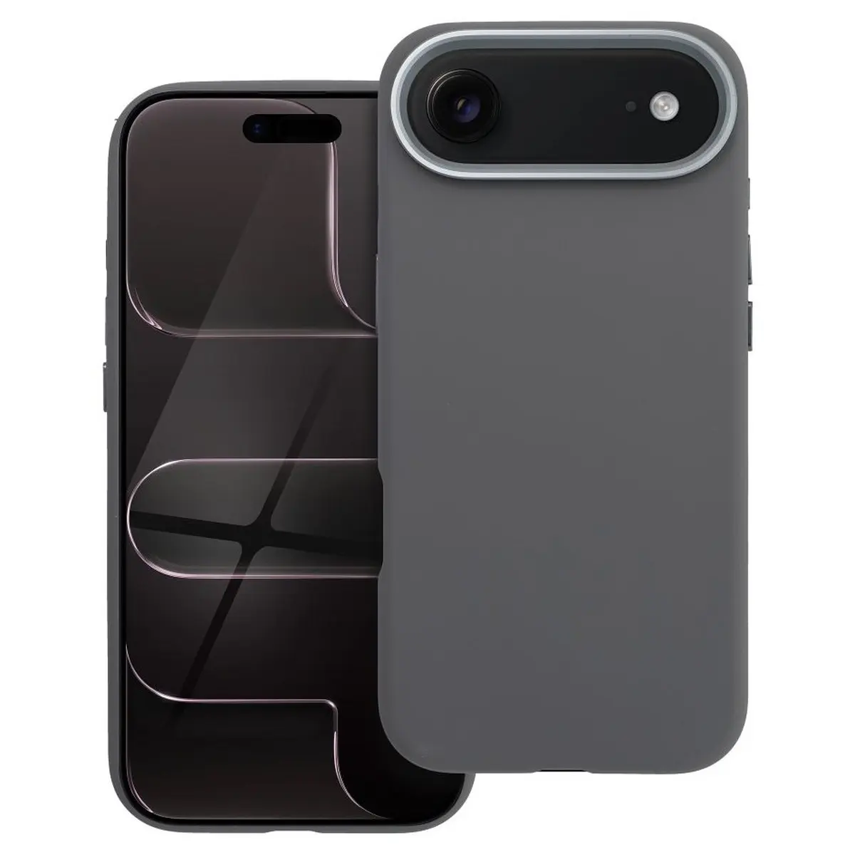 iPhone 17 Air Hülle Grau – Forcell Frame MagSafe