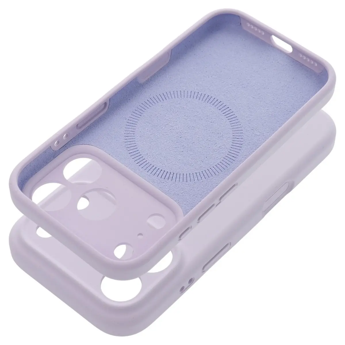iPhone 17 Air Hülle Mauve – Forcell Rubber MagSafe – Bild 4