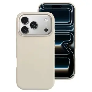 iPhone 18/17 Pro (flacher Kamerarand) Hülle Antikweiß – Forcell Frame MagSafe