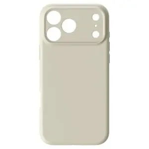 iPhone 18/17 Pro Max (flacher Kamerarand) Hülle Antikweiß – Forcell Rubber MagSafe