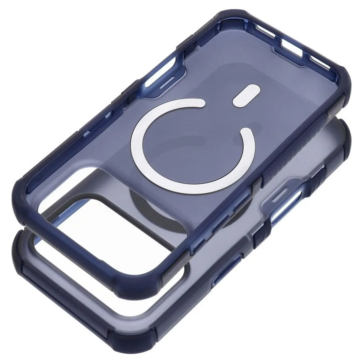 iPhone 18/17 Pro Hülle Marineblau – Forcell BumperX MagSafe – Bild 2