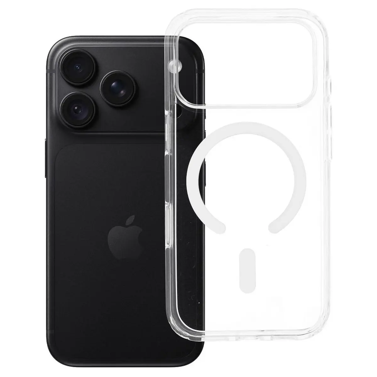 iPhone 18/17 Pro Hülle Transparent – Forcell Clear Hybrid MagSafe
