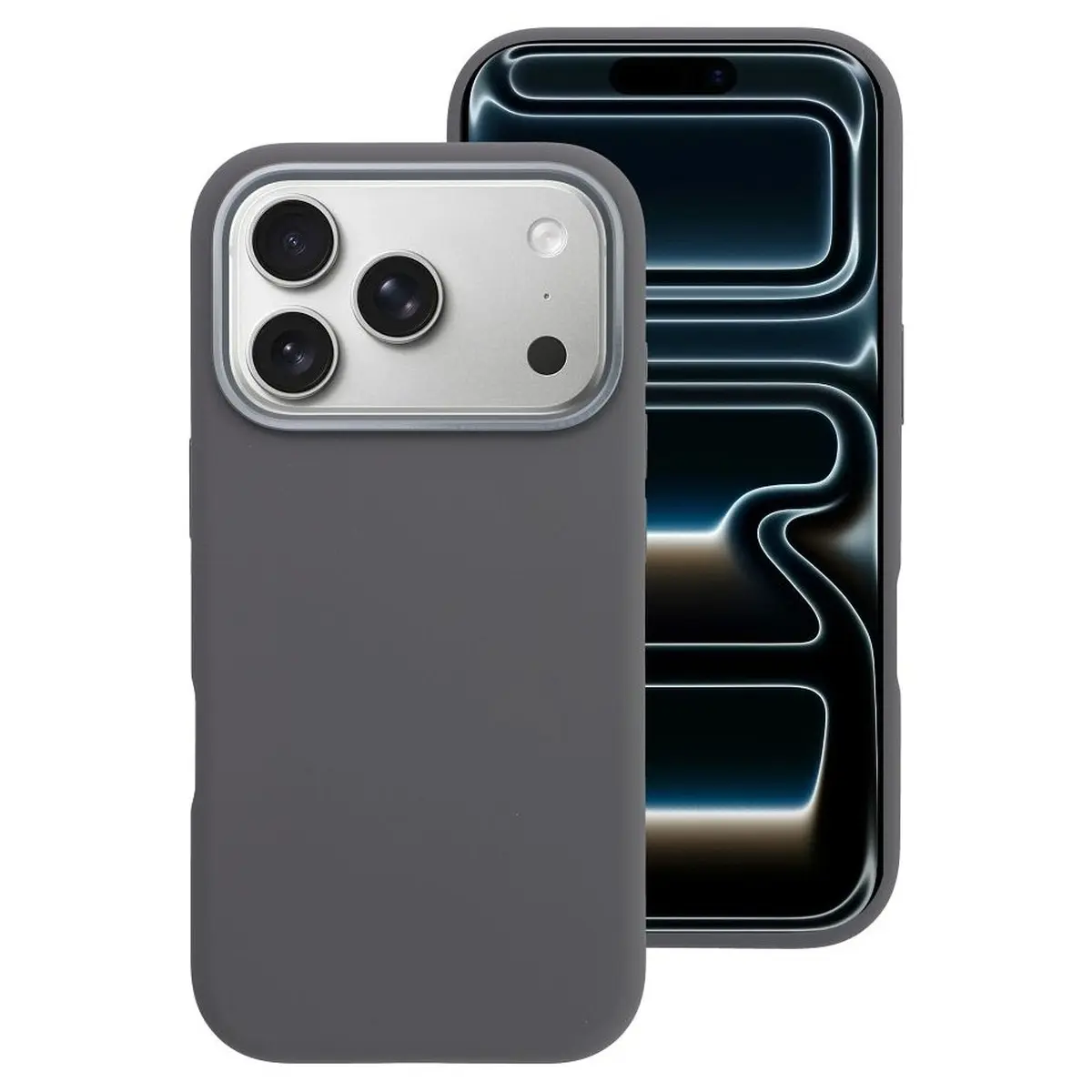 iPhone 18/17 Pro Hülle Grau – Forcell Frame MagSafe – Bild 2