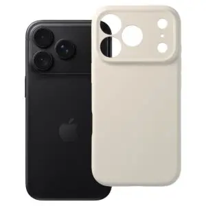 iPhone 18/17 Pro Hülle Antikweiß – Forcell Rubber MagSafe
