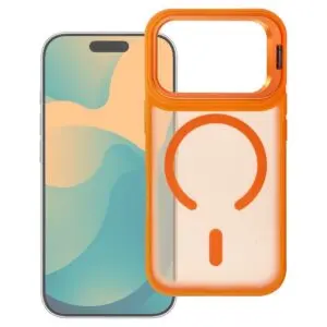 iPhone 18/17 Pro Hülle Orange – Forcell Shadow Stand MagSafe