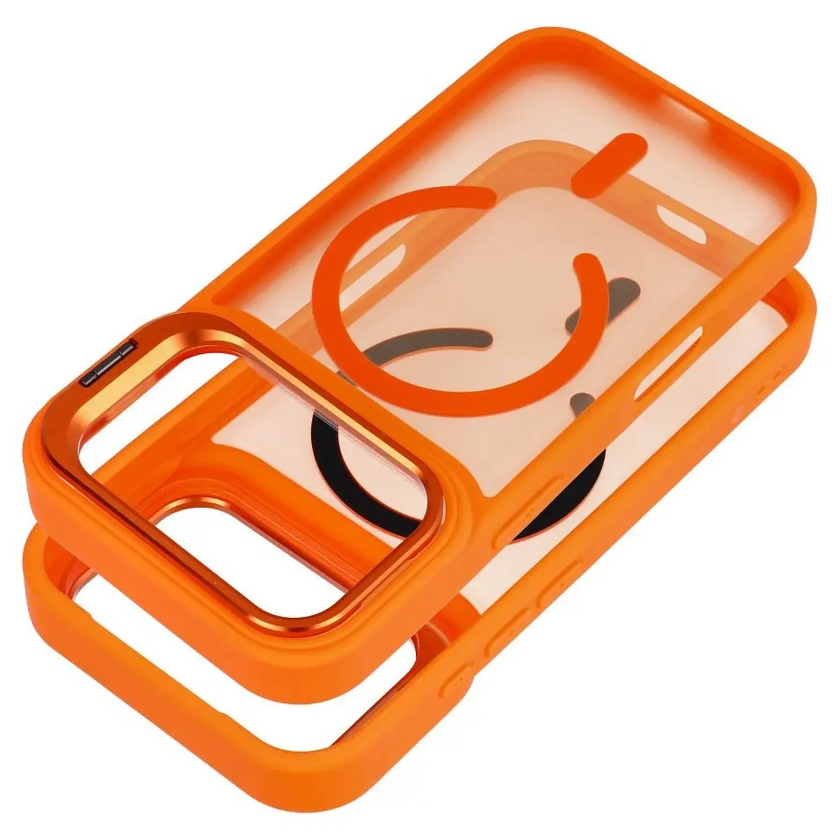 iPhone 18/17 Pro Hülle Orange – Forcell Shadow Stand MagSafe – Bild 3