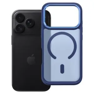 iPhone 18/17 Pro Hülle Marineblau – Forcell Smoke Hybrid MagSafe