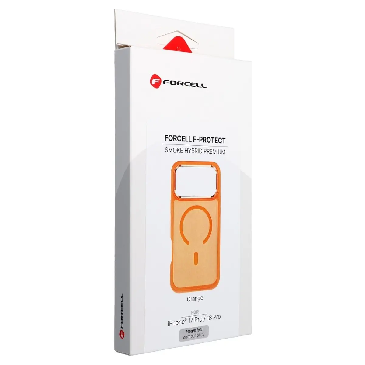 iPhone 18/17 Pro Hülle Orange – Forcell Smoke Hybrid MagSafe – Bild 5