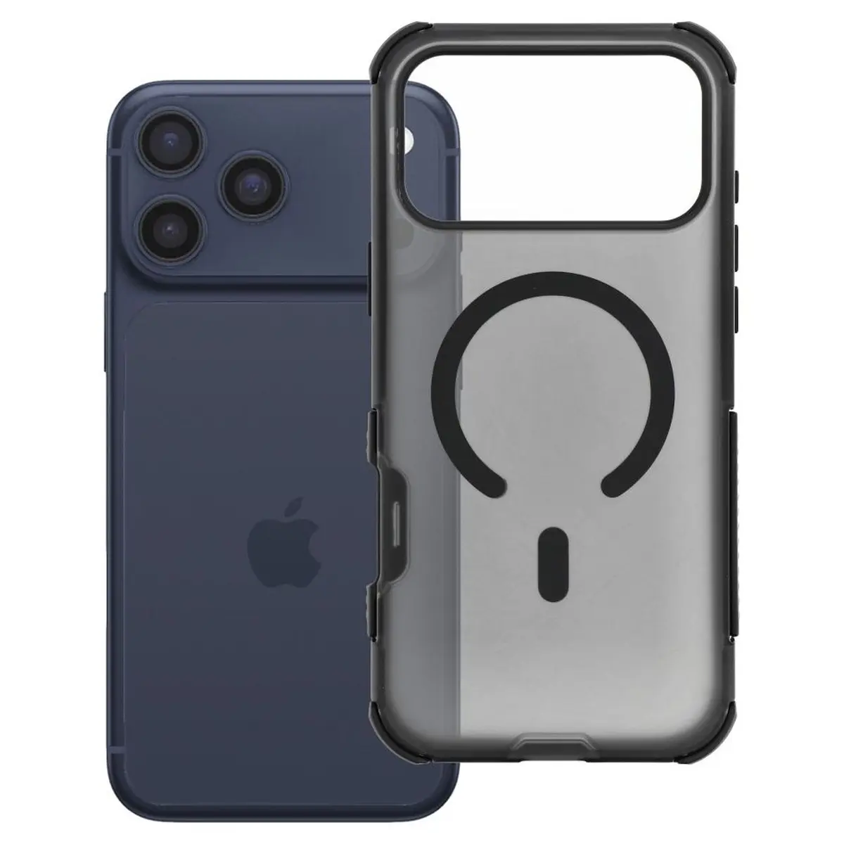 iPhone 18/17 Pro Max Hülle Schwarz – Forcell BumperX MagSafe
