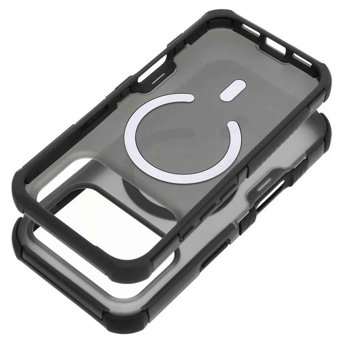 iPhone 18/17 Pro Max Hülle Schwarz – Forcell BumperX MagSafe – Bild 2