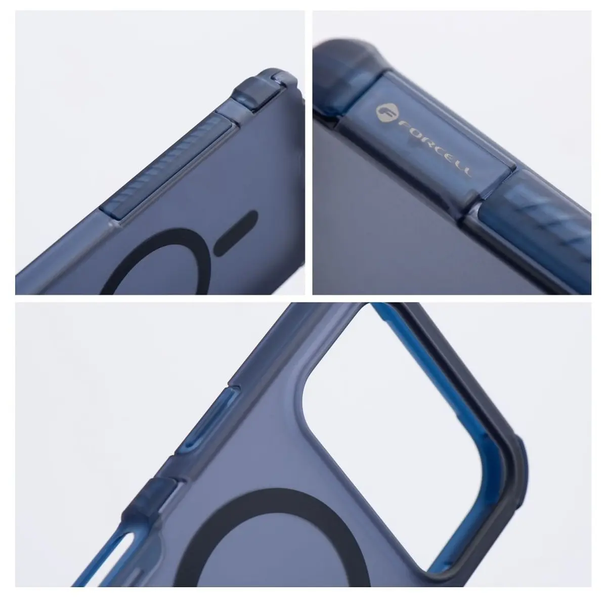 iPhone 18/17 Pro Max Hülle Marineblau – Forcell BumperX MagSafe – Bild 5