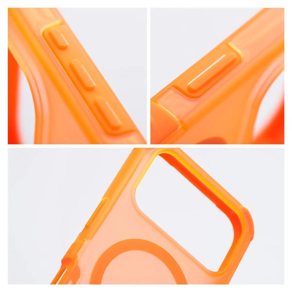 iPhone 18/17 Pro Max Hülle Orange – Forcell BumperX MagSafe – Bild 5