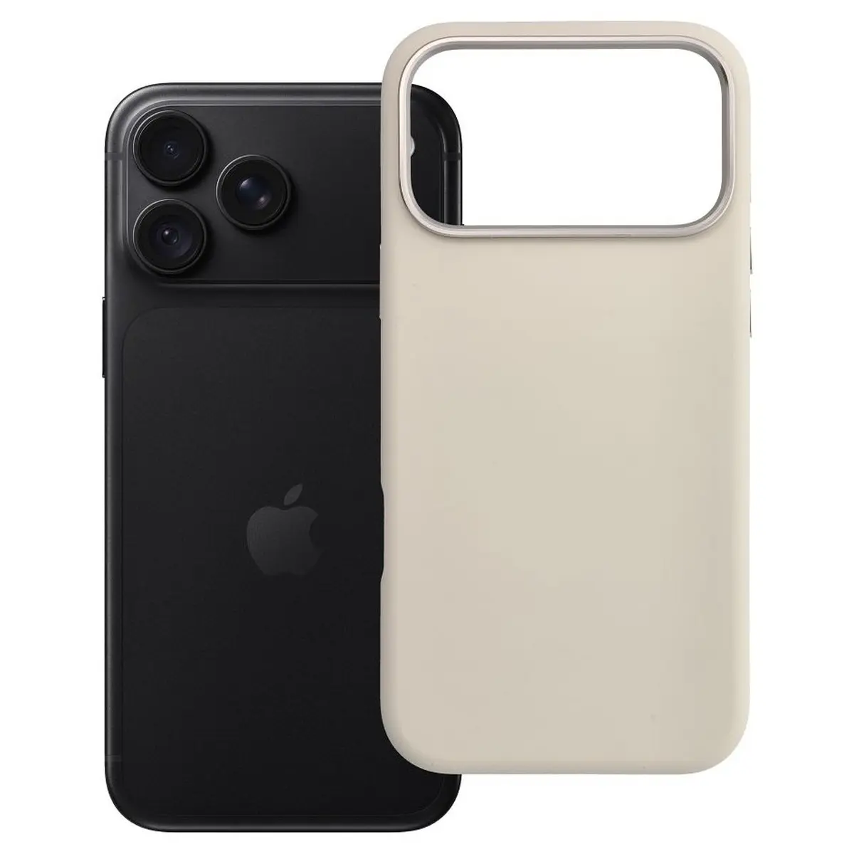 iPhone 18/17 Pro Max Hülle Antikweiß – Forcell Frame MagSafe