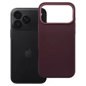 iPhone 18/17 Pro Max Hülle Dunkelkirsch – Forcell Frame MagSafe