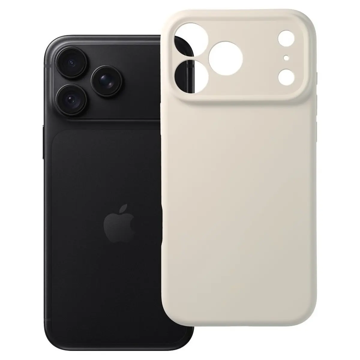 iPhone 18/17 Pro Max Hülle Antikweiß – Forcell Rubber MagSafe 1 iPhone 18/17 Pro Max Hülle Antikweiß – Forcell Rubber MagSafe