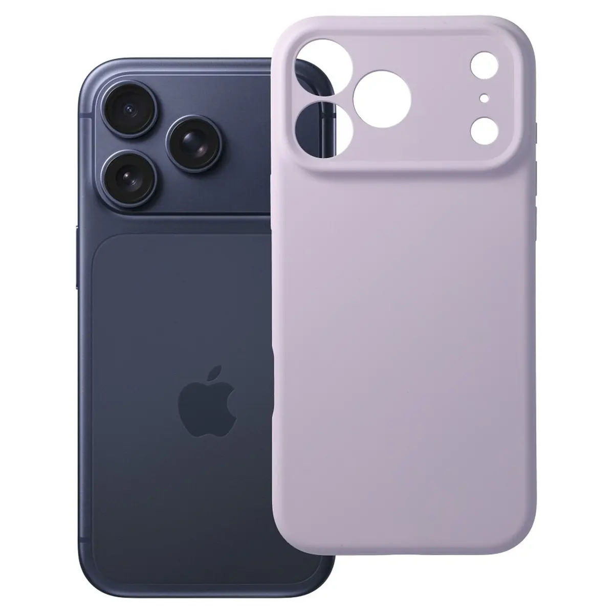 iPhone 18/17 Pro Max Hülle Mauve – Forcell Rubber MagSafe