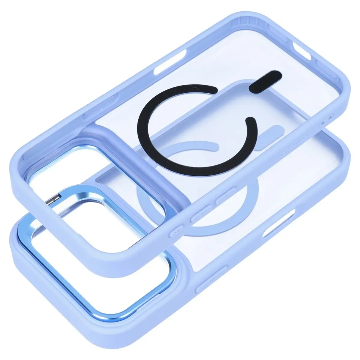 iPhone 18/17 Pro Max Hülle Hellblau – Forcell Shadow Stand MagSafe – Bild 2