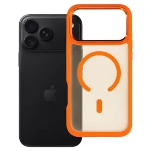 iPhone 18/17 Pro Max Hülle Orange – Forcell Smoke Hybrid MagSafe