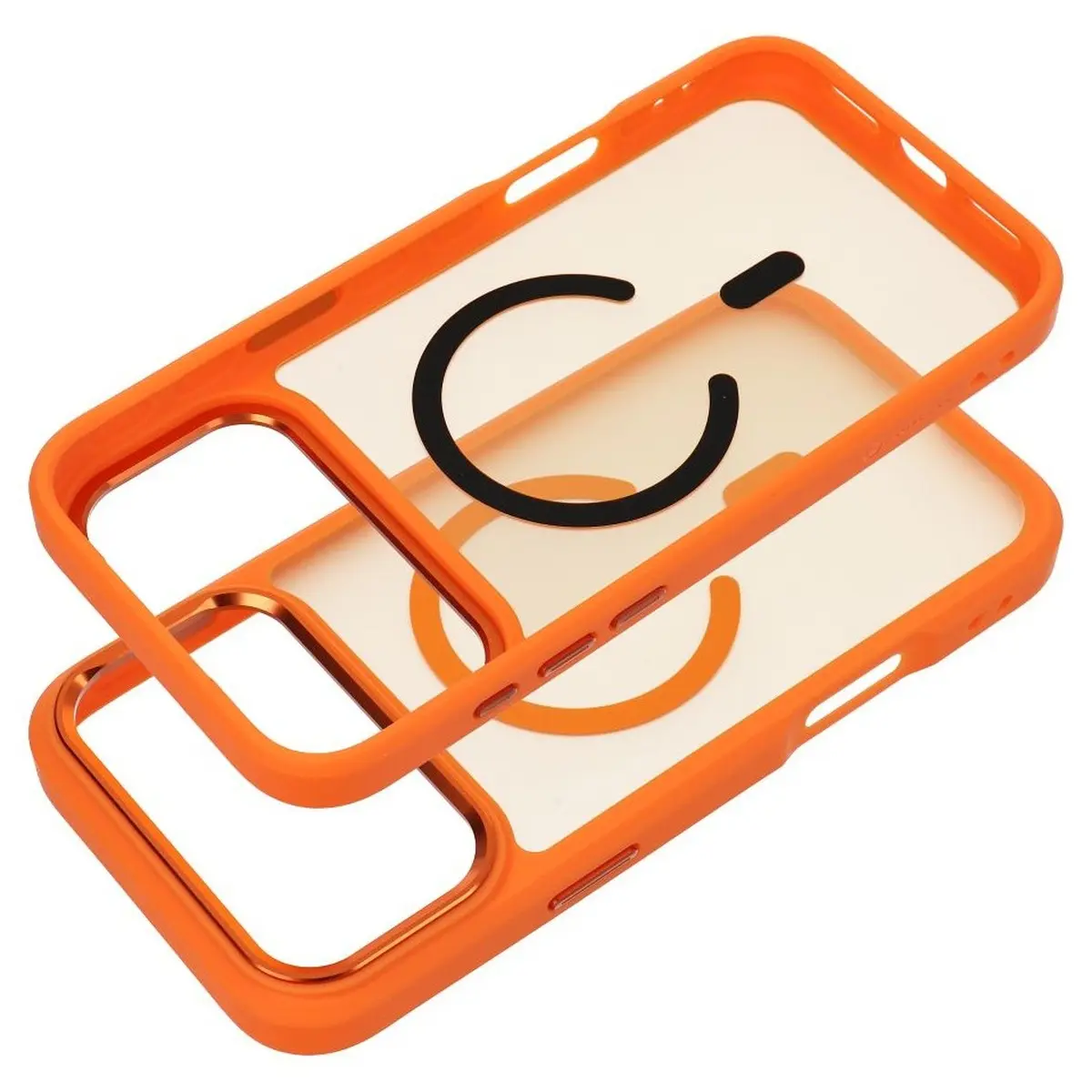 iPhone 18/17 Pro Max Hülle Orange – Forcell Smoke Hybrid MagSafe – Bild 2