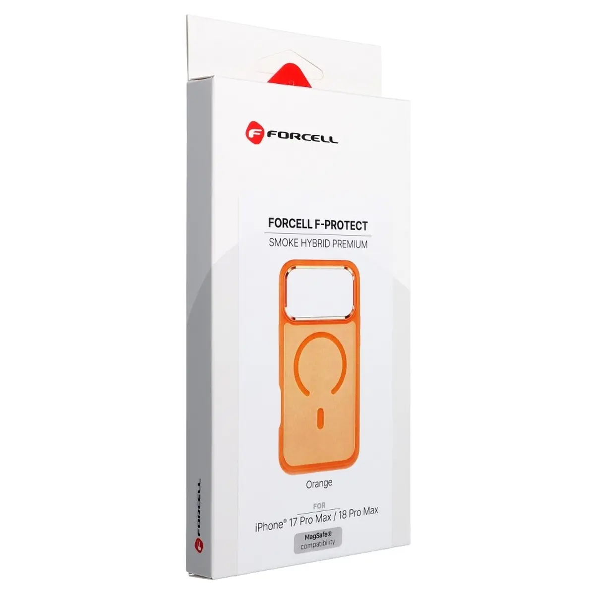 iPhone 18/17 Pro Max Hülle Orange – Forcell Smoke Hybrid MagSafe – Bild 5