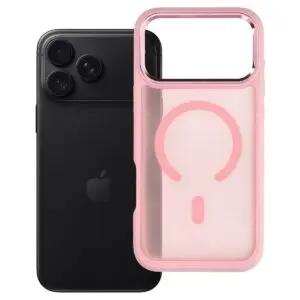 iPhone 18/17 Pro Max Hülle Rosa – Forcell Smoke Hybrid MagSafe